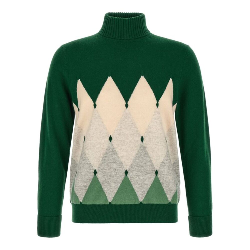 Ballantyne Bicolor Cashmere Men's Cardigan